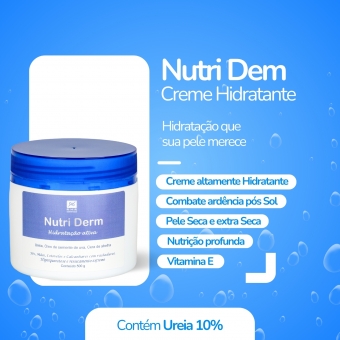 Creme Hidratante com Ureia - Nutri Derm 500gr