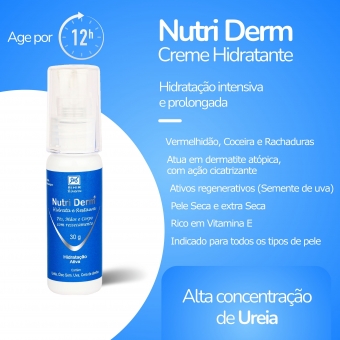 Creme Hidratante com Ureia - Nutri Derm 30gr