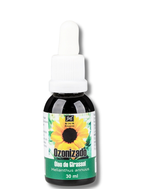 Óleo de Girassol Ozonizado 30ml - 100% Puro