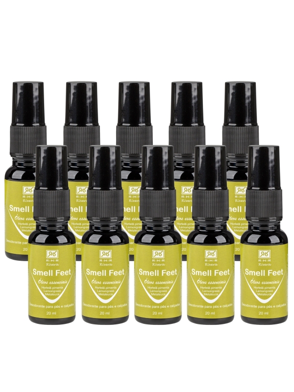 kit 10 Desodorantes para os pés - Smell Feet 20ml
