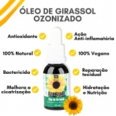 Óleo de Girassol Ozonizado 30ml - 100% Puro