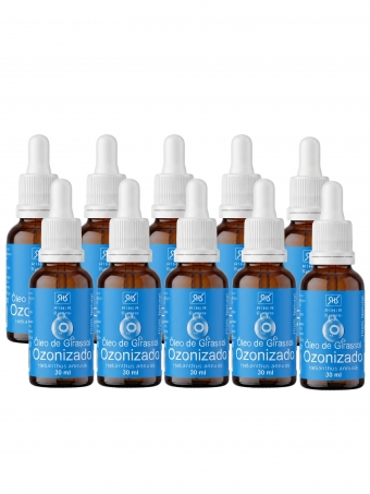 Kit 10 Óleos de Girassol Ozonizado 30ml