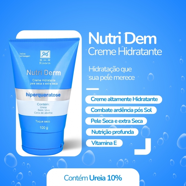 Creme Hidratante com Ureia - Nutri Derm 100gr