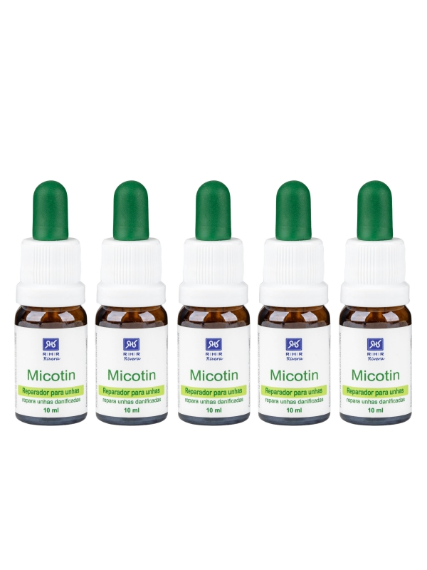 Kit 5 - Reparadores de unhas com Fungos - Micotin 10ml