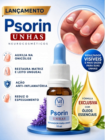 Psoríase nas Unhas - Psorin 10ml