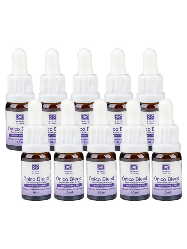 Kit 10 Fortalecedores de unha - Ônico Blend 10ml Conta Gotas
