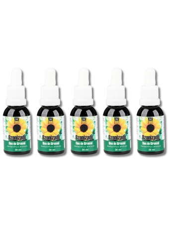Kit 5 Óleos de Girassol Ozonizado 30ml