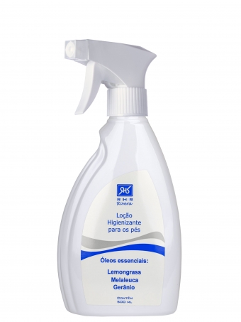 Loção Higienizante para Pés e Mãos 500ml Com Válvula