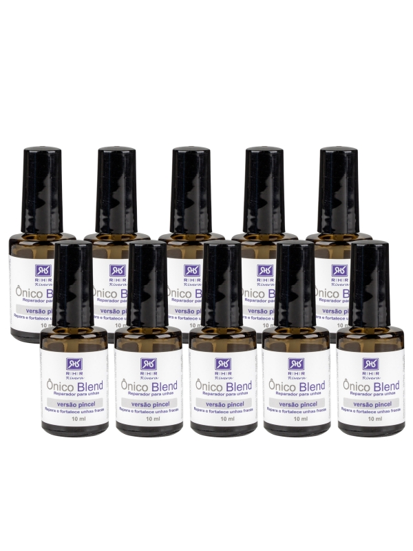 Kit 10 Fortalecedores de unha - Ônico Blend 10ml Pincel