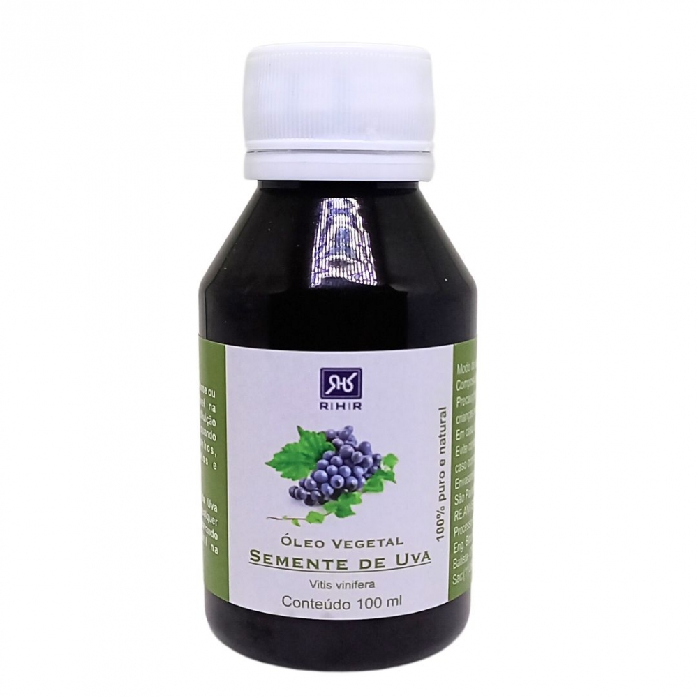 Óleo Vegetal De Semente De Uva 100ml