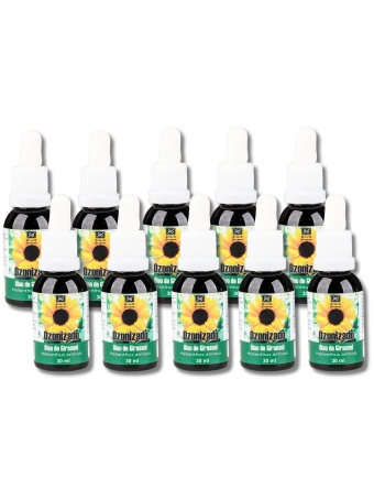 Kit 10 Óleos de Girassol Ozonizado 30ml