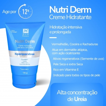 Creme Hidratante com Ureia - Nutri Derm 100gr