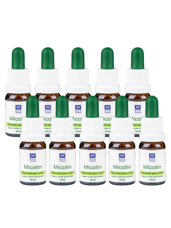 Kit 10 Reparadores de unhas com Fungos - Micotin 10ml