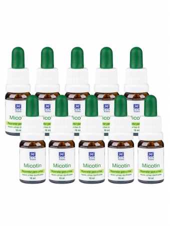 Kit 10 Reparadores de unhas com Fungos - Micotin 10ml
